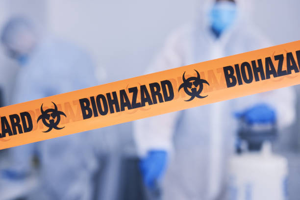 Professional Biohazard technician working in Upland, CA